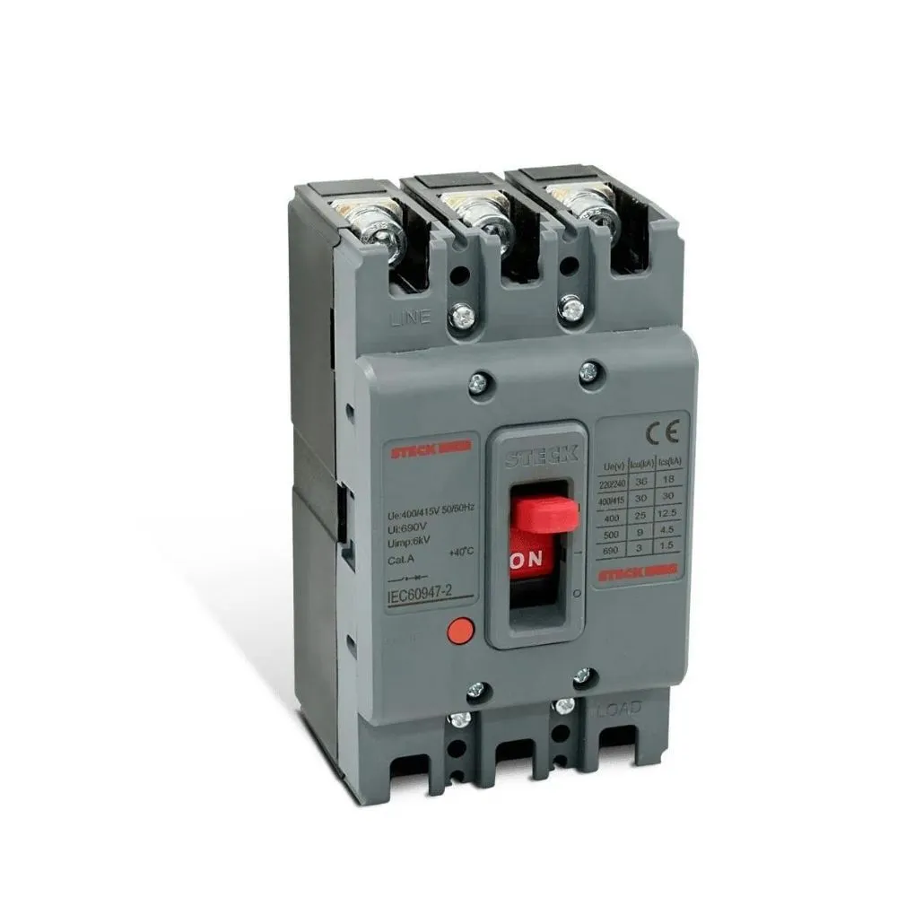 Disjuntor 3P 180A 42ka 220V sdjs180 - Steck
